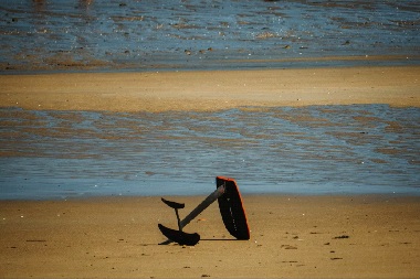 Hydrofoil close-up
